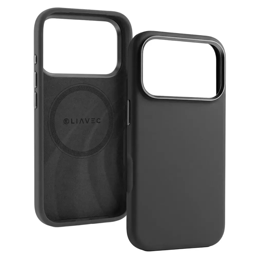Liavec Silky kate metallraami jaama jaoks Iphone 18 Pro/17 Pro must – 2
