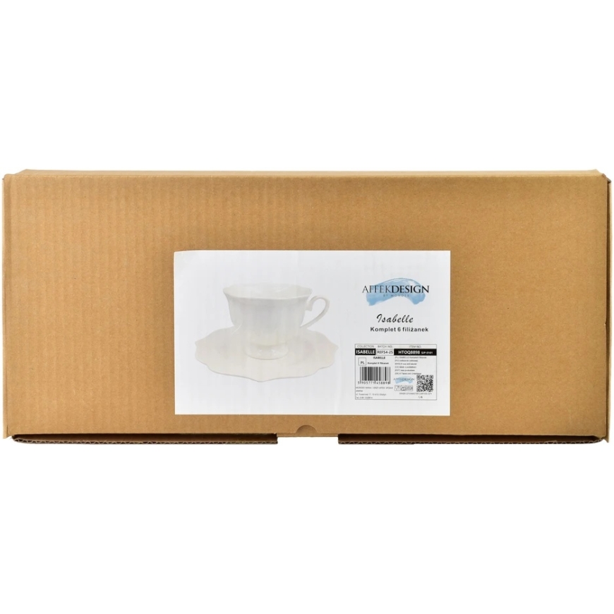 Mondex Since 1986 ISABELLE 6 white cup set, 200 ml – 5