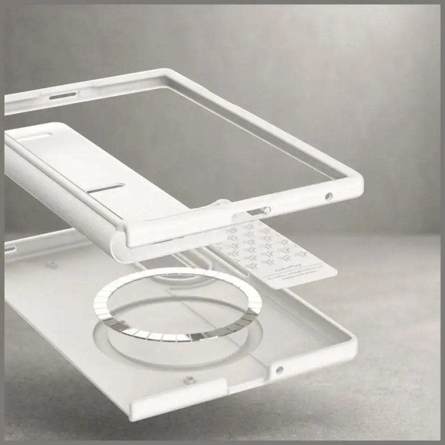 Aizsargapvalks Araree Aero Flex M MagSafe Qi2 Samsung Galaxy Z Fold8 krēmkrāsā – 4