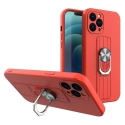 Силиконовый чехол Ring Case с держателем для пальца и подставкой для Xiaomi Redmi Note 11 Pro красный Силиконовый чехол Ring Case с держателем для пальца и подставкой для Xiaomi Redmi Note 11 Pro красный