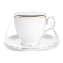 MariaPaula Klasyka dec. Gold line cappuccino tass 350ml/soucer 17cm MariaPaula Klasyka dec. Gold line cappuccino tass 350ml/soucer 17cm