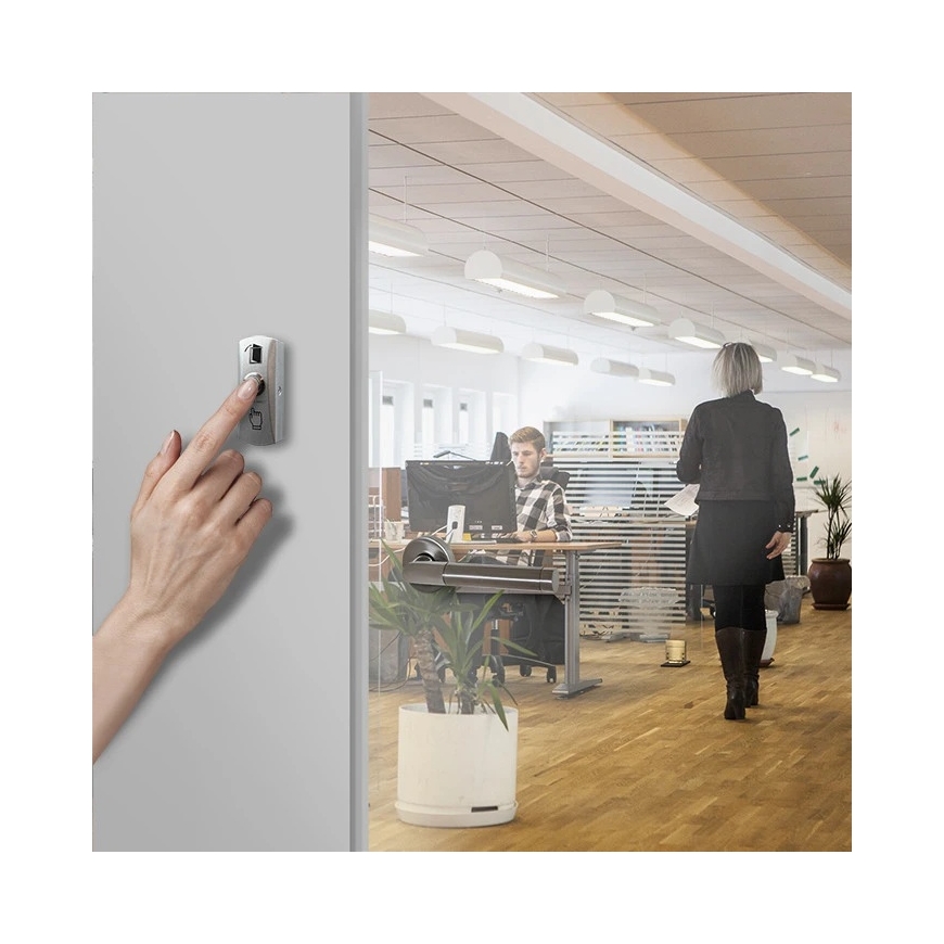 QOLTEC 52451 output button with LED backlighting – 2