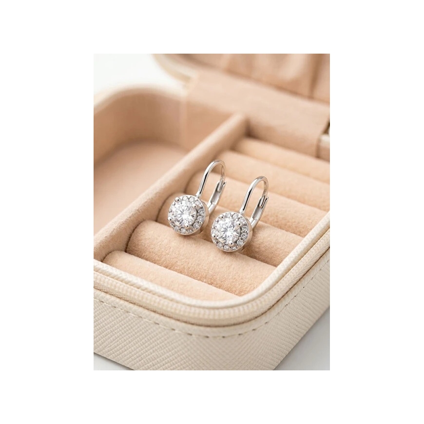 Brilio Silver Elegantne hõbedased kõrvarõngad kubiliste tsirkooniatega EA1267W – 4