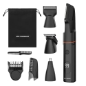 MAXGROOM LK-881 monitoimitrimmeri vaihdettavilla terillä - musta MAXGROOM LK-881 monitoimitrimmeri vaihdettavilla terillä - musta