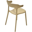 ProGarden SAND COLORED PLASTIC GARDEN CHAIR ProGarden SAND COLORED PLASTIC GARDEN CHAIR