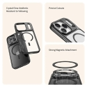 Rock Guard Lens Protection Series phone case for iPhone 17 Pro Max transparent black Rock Guard Lens Protection Series phone case for iPhone 17 Pro Max transparent black
