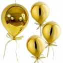 Edelman Christmas Ball Shaped Plastic Safe Balloon Diameter 15 cm - Gold Edelman Christmas Ball Shaped Plastic Safe Balloon Diameter 15 cm - Gold