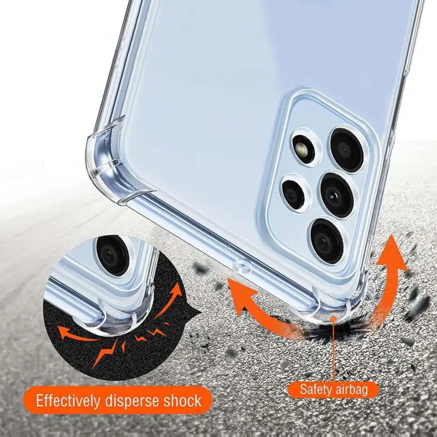 Clin Anti Shock 1,5 mm puhelinsuoja iPhone 15 Pro:lle, läpinäkyvä – 5