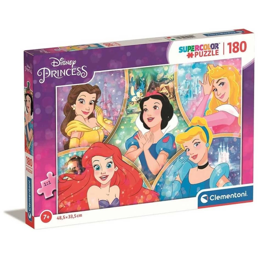 Clementoni Dėlionė 180 vnt. - Princesės – 5