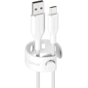 Кабель Panzer Glass empower by PanzerGlass Racing 60W USB-A на USB-C 1.2m серебристый и белый Кабель Panzer Glass empower by PanzerGlass Racing 60W USB-A на USB-C 1.2m серебристый и белый