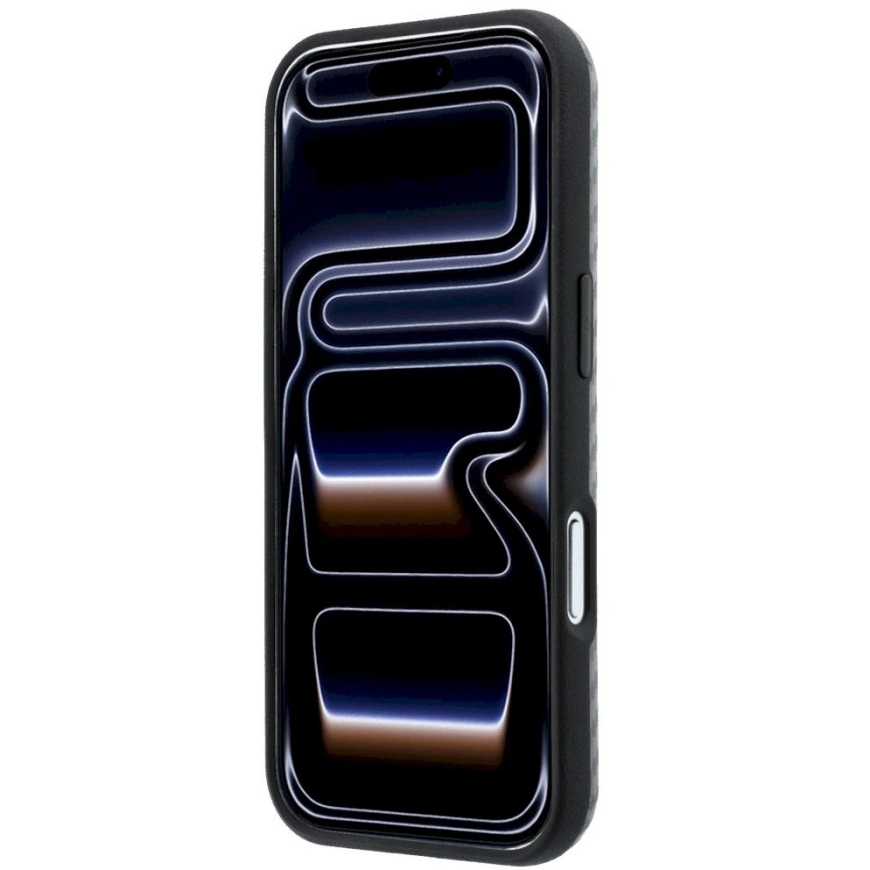 BMW M Carbon Metal Logo MagSafe maciņš iPhone 18 Pro Max pelēks – 5