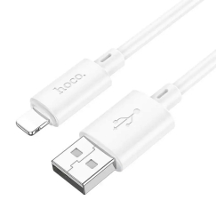 HOCO X88 andmeedastus- ja laadimiskaabel | USB-A kuni Lightning | 12W | 1m | valge