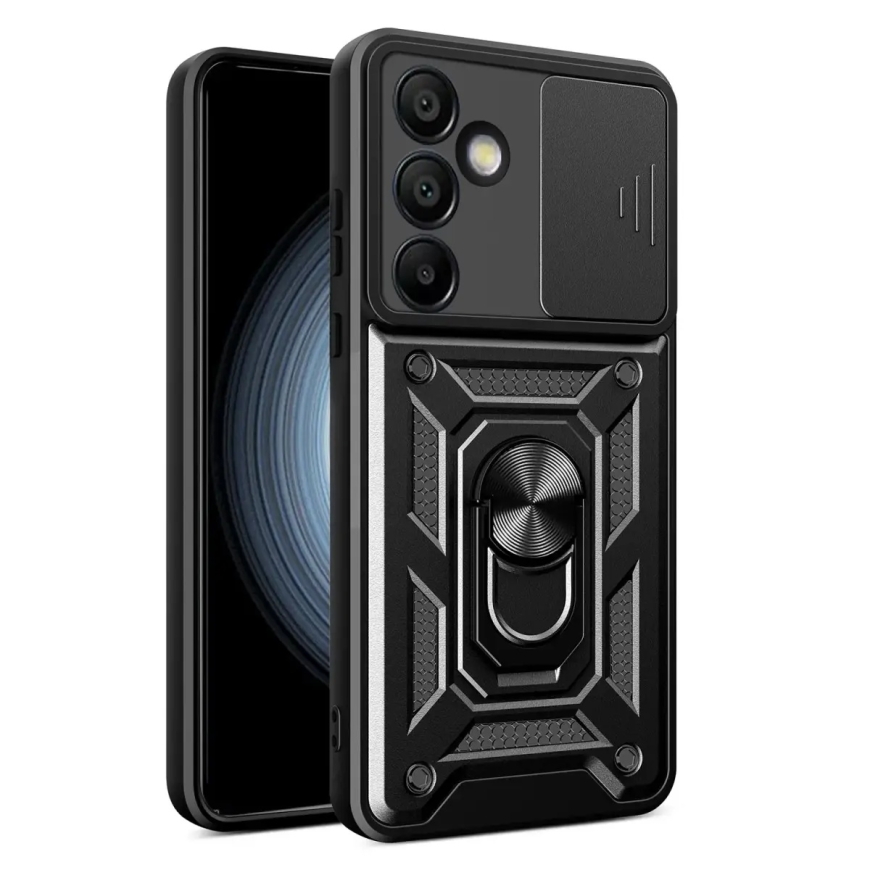 Defender Slide -kotelo Samsung Galaxy S24 FE musta
