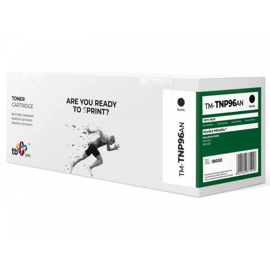 Tb Print Toner Cartridge for "Minolta tnp96 tm-tnp96an bk", 100% New