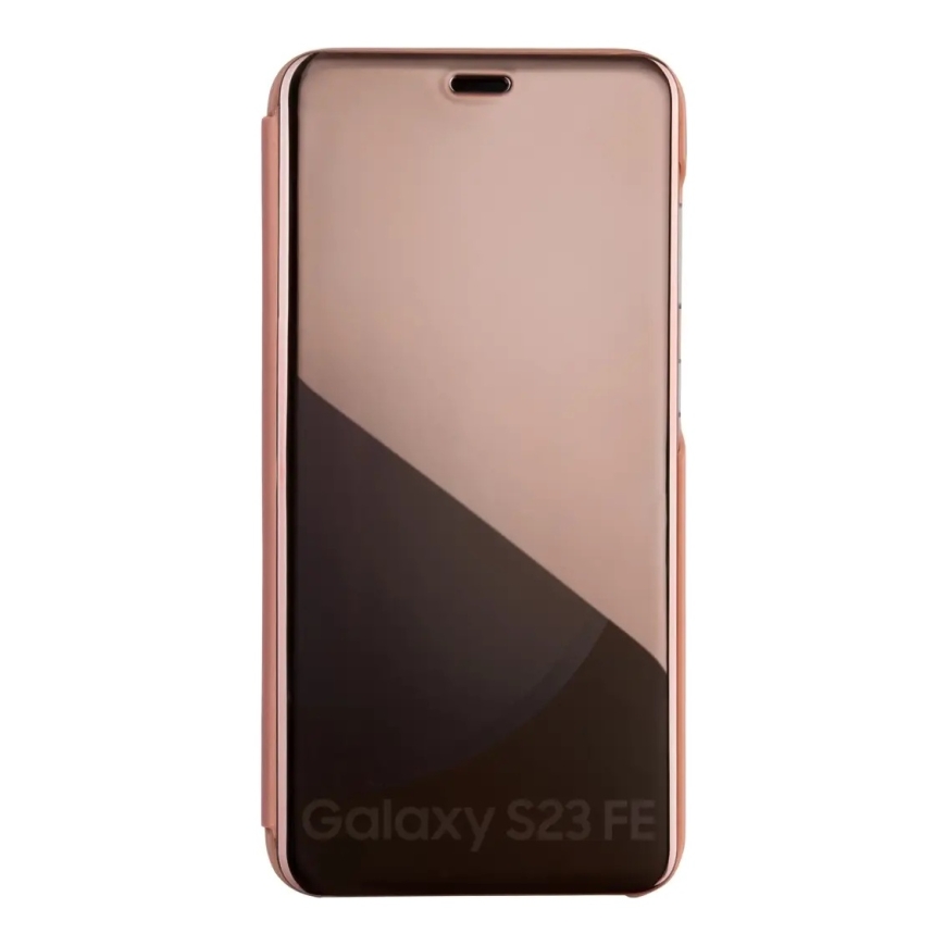 Kokkuklapitav peegli vaate kate Samsung Galaxy A14 4G / A14 5G roosa – 2