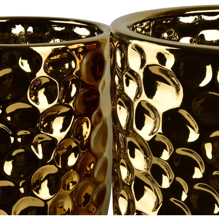 Mondex Since 1986 NEVA GOLD 3 keraamilise padjakatte komplekt 39x39x46cm 31.5x31.5x42.5cm 25.5x25.5x39cm – 4