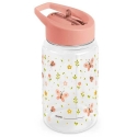 Miniland children's water bottle with straw Butterfly (450 ml)