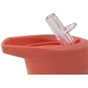 Miniland children's water bottle with straw Butterfly (450 ml)
