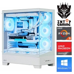 INTOP Ryzen 5 7500F 16GB DDR5 1TB SSD M.2 NVME+2TB RX9060XT 16GB WIN11