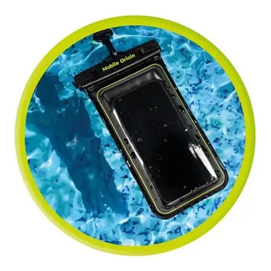Mobile Origin vedenkestävä kelluva suojakotelo 6,8", musta/oranssi – 3