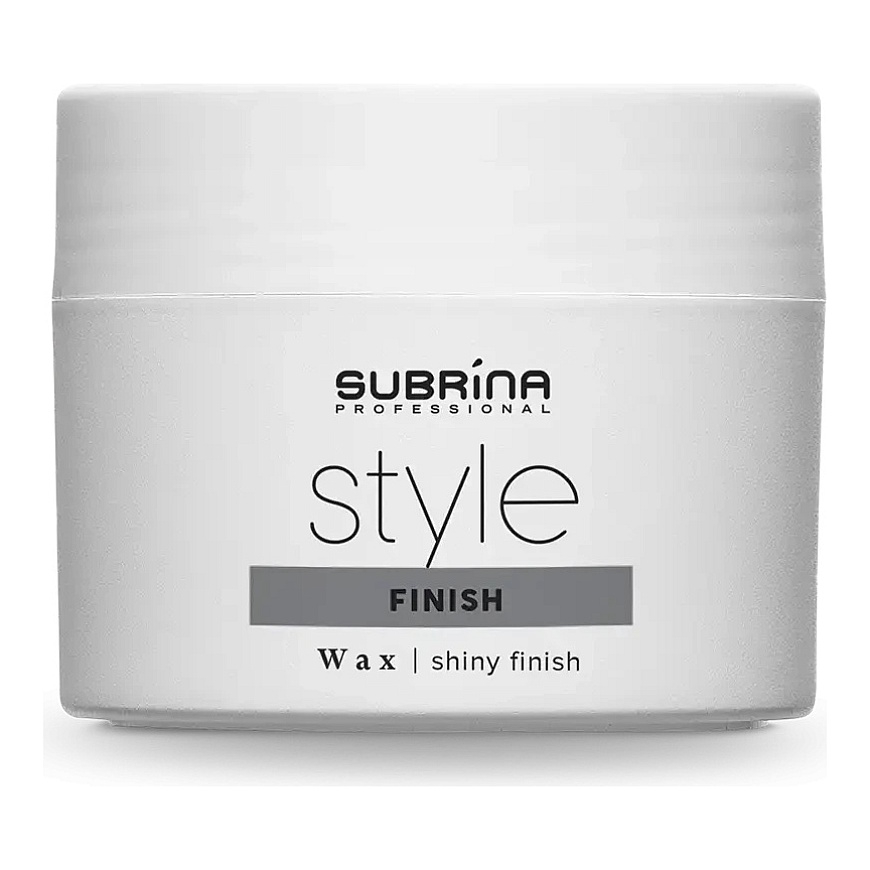 Subrina Professional, Style Finish, juuste kujundamise vaha, läikiv efekt, paindlik kinnitamine, 100 ml, naistele