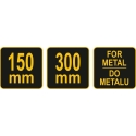 Toya Sa Poland Geležtė metalui dvipusė 25 x 300mm | 72 vnt. (27500) Toya Sa Poland Geležtė metalui dvipusė 25 x 300mm | 72 vnt. (27500)