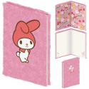 Pyramid Hello Kitty My Melody A5 mīkstā piezīmju grāmatiņa Pyramid Hello Kitty My Melody A5 mīkstā piezīmju grāmatiņa