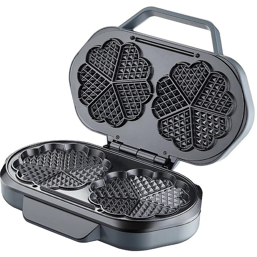 Zyle ZY135WM Kaksinkertainen vohvelirauta, 1600 W – 2