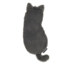 China Plush Pencil Case "Nekonose", Gray NNS-MP01GY China Plush Pencil Case "Nekonose", Gray NNS-MP01GY