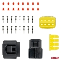 Liitinpistoke- ja -pistoke-setti 8 PIN 2,2mm AMIO-04350