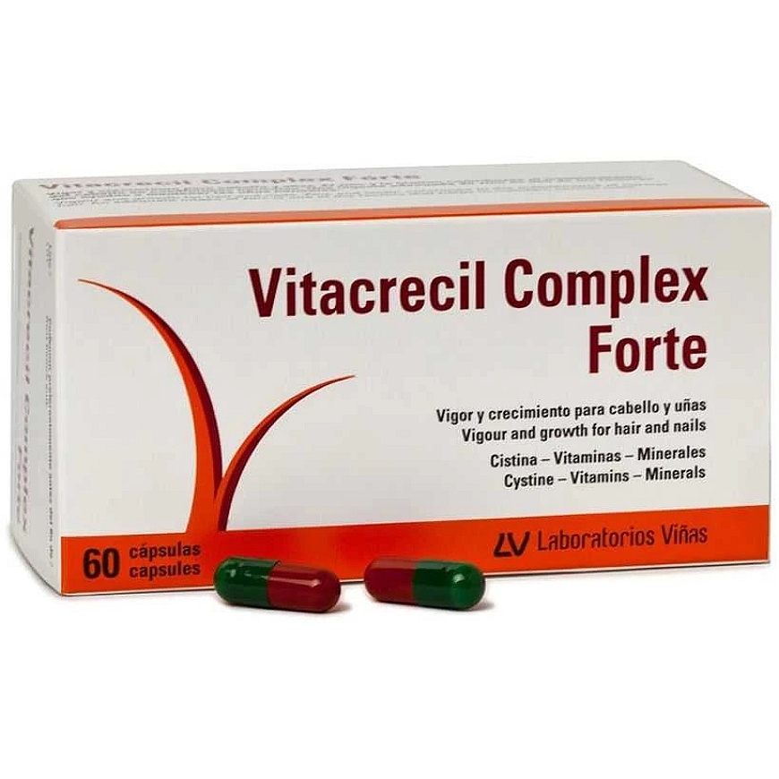 Laboratorio Vinas Vitacrecil Kompleksas Forte 60 Kapsulių