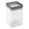 Sauso maisto laikymo indas 1,2 l Kara skaidrus/tamsiai pilkas Sauso maisto laikymo indas 1,2 l Kara skaidrus/tamsiai pilkas