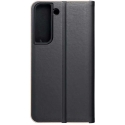 Чехол Forcell Oem LUNA Book Gold для Samsung Galaxy S22 черного цвета