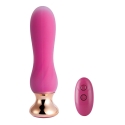 BoT Honey Play Box, Pink Holic, Vibrating Anal Plugs, 10 Vibrating Modes, Remote Control, Curved, USB Rechargeable, ABS+Medical 