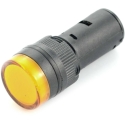 OEM Indikaattori 12V AC / DC - 19mm - keltainen OEM Indikaattori 12V AC / DC - 19mm - keltainen