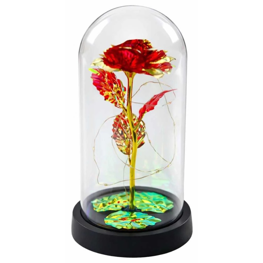 Lean Красная Вечная Роза с LED Подсветкой – 4