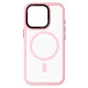 Liavec Hybrid telefono dėklas su MagSafe palaikymu iPhone 15 Pro Max rožinis Liavec Hybrid telefono dėklas su MagSafe palaikymu iPhone 15 Pro Max rožinis