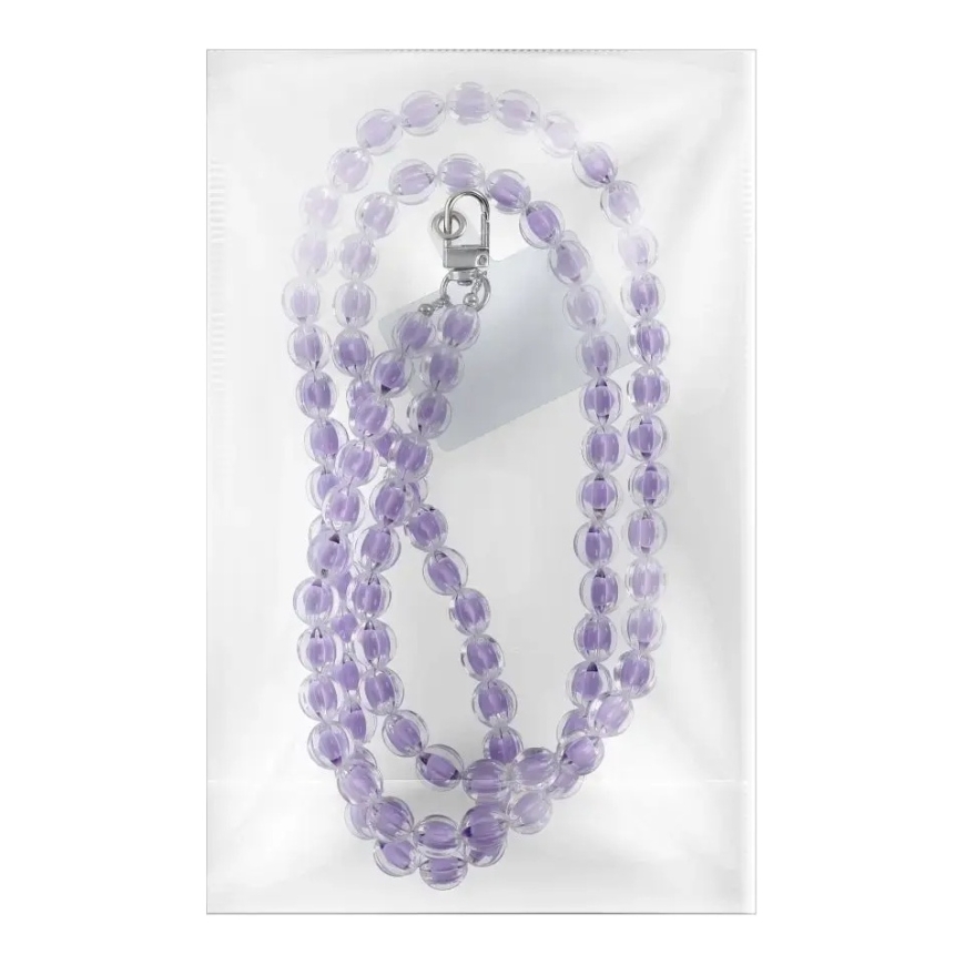 COLORFUL Phone lanyard, Phone pendant / cord length 120cm (60cm in the loop) / on neck - purple – 5
