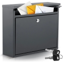 Humberg Black Mailbox 37.5 x 30.5 x 12 cm HM-860 Humberg Black Mailbox 37.5 x 30.5 x 12 cm HM-860