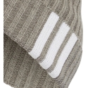 adidas 3 Stripes Beanie cepure pelēka KG7764 (OSFW)