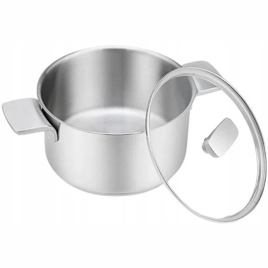 Maestro Steel Pot with Lid for Induction and Gas 24cm 5.7L MAESTRO MR-3521-24 – 5