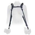 Micnova Kaamera rihm - BlackRapid Double Slim X Extra Comfort, reguleeritav, polsterdatud, must Micnova Kaamera rihm - BlackRapid Double Slim X Extra Comfort, reguleeritav, polsterdatud, must