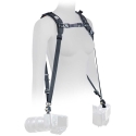 Micnova Kamerahihna - BlackRapid Double Slim X Extra Comfort, säädettävä, pehmustettu, musta Micnova Kamerahihna - BlackRapid Double Slim X Extra Comfort, säädettävä, pehmustettu, musta