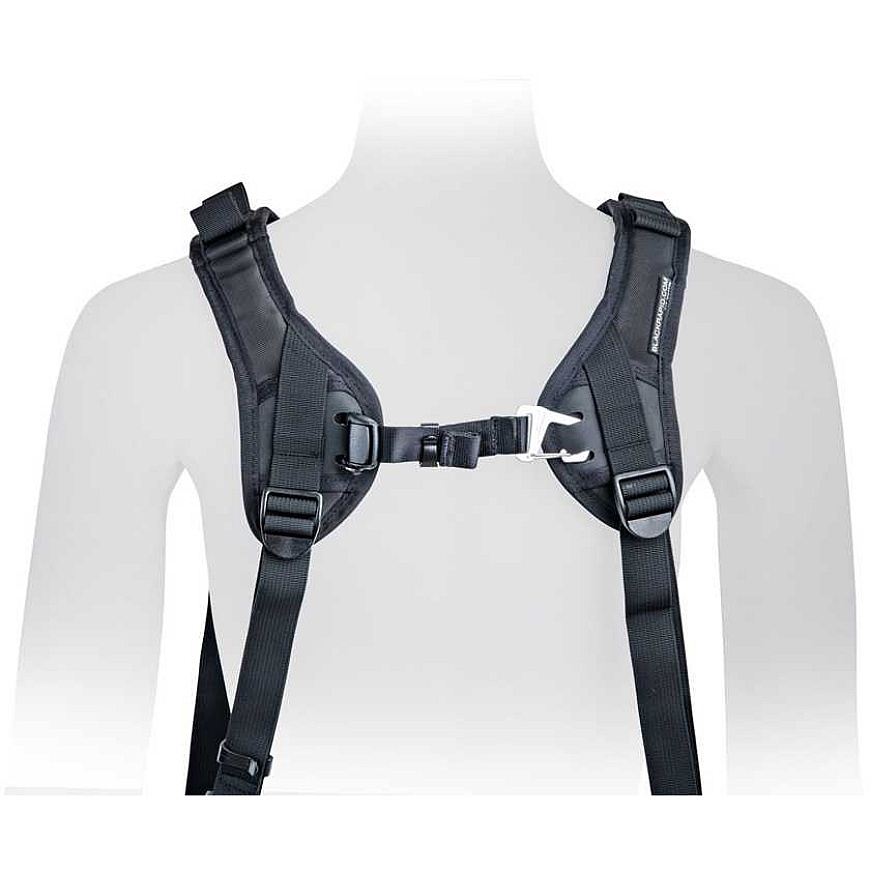 Micnova Kaamera rihm - BlackRapid Double Slim X Extra Comfort, reguleeritav, polsterdatud, must – 4