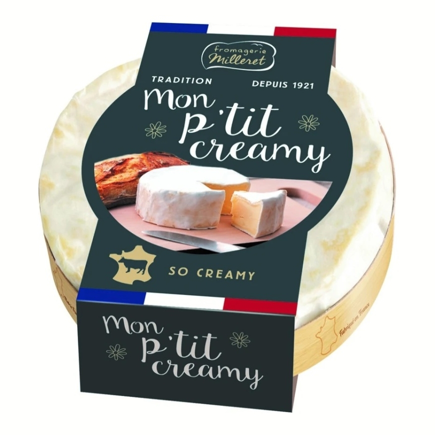 Fromagerie Milleret Homejuusto MON P'TIT CREAMY, 3 kermaa, 125g
