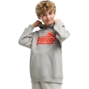 Puma ESS Logo Lab Relaxed Huppari lapsille Harmaa 694674 63 (140 cm) Puma ESS Logo Lab Relaxed Huppari lapsille Harmaa 694674 63 (140 cm)