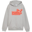 Puma ESS Logo Lab Relaxed Hoodie bērniem pelēks 694674 63 (140cm) Puma ESS Logo Lab Relaxed Hoodie bērniem pelēks 694674 63 (140cm)