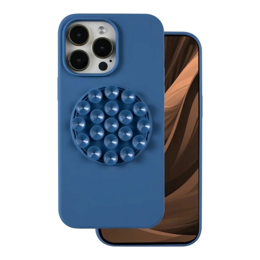 Silicone Stick telefoni ümbris iPhone 16 Pro sinine