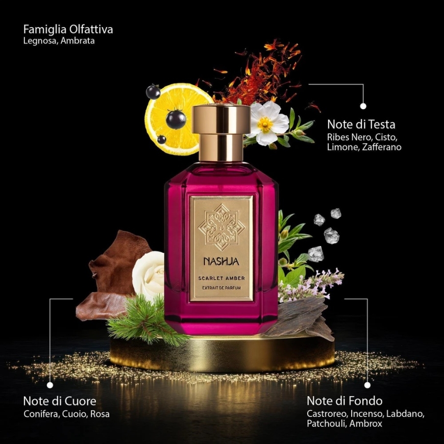 Nashja Scarlet Amber PP unisex-hajuste, 100 ml – 5