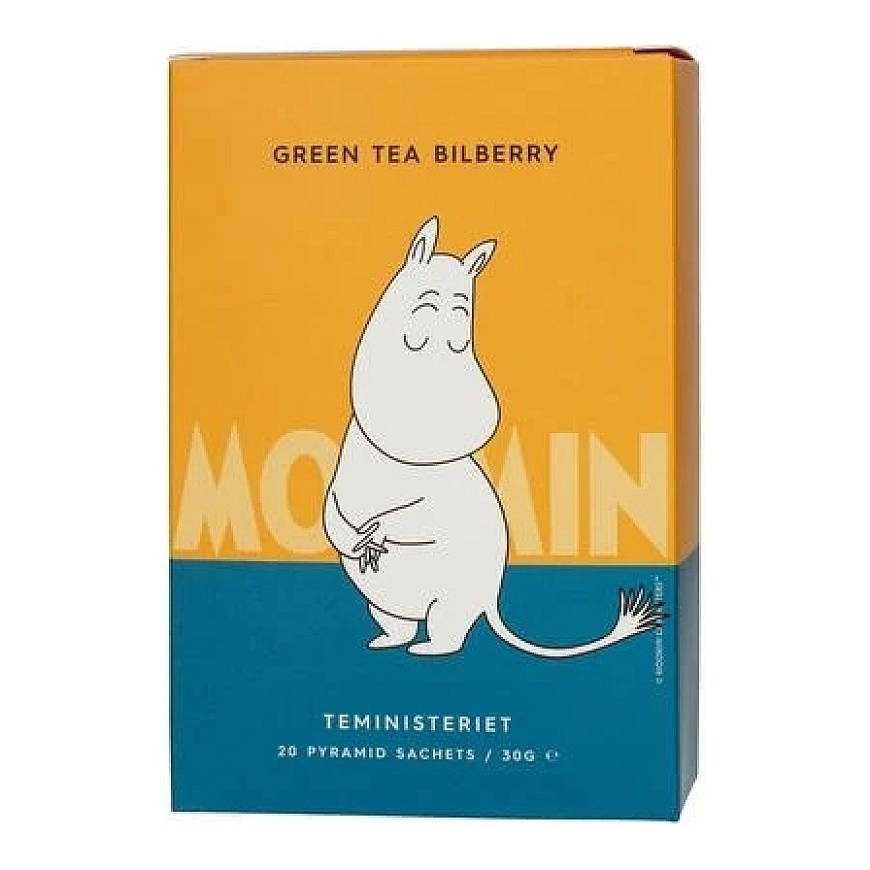 Teministeriet - Moomin Vihreä tee Puolukka - 20 teepussia